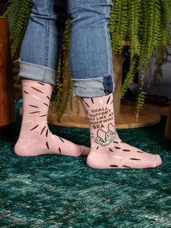 I Shall Support You Like An Underwire Bra W-Crew Socks