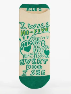 I Will Hi-Five Every Dog I See Sneaker Socks