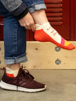 Let's Get Some Wind In This Hair Sneaker Socks