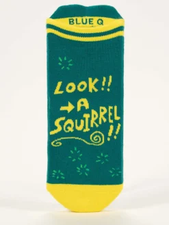 Look, A Squirrel! Sneaker Socks