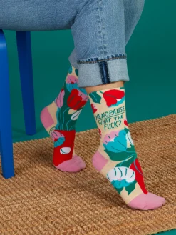 Menopause. What The Fuck? W-Crew Socks