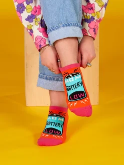 Mom Battery Low Sneaker Socks