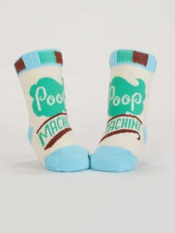 Napping? In This Economy?/Poop Machine Baby Socks