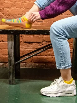 Peace Love & Therapy Sneaker Socks