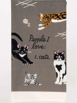 People I Love: Cats Dish Towel