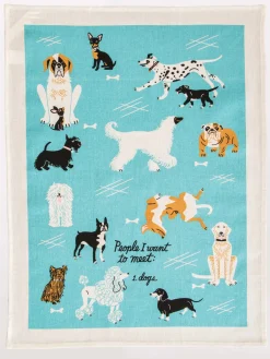 People I Want To Meet: Dogs Dish Towel