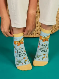 Please, One Shitstorm At A Time W-Ankle Socks