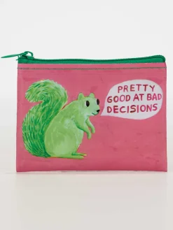 Pretty Good At Bad Decisions Coin Purse