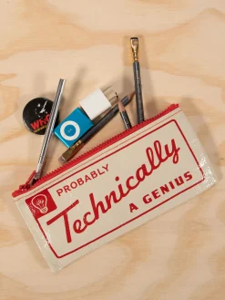 Probably Technically A Genius Pencil Case