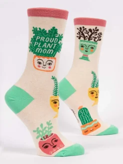 Proud Plant Mom W-Crew Socks