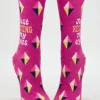 Resting My Eyes W-Crew Socks