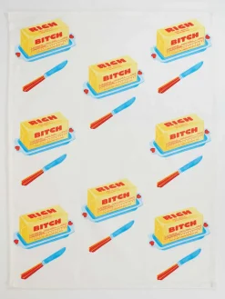 Rich Bitch Dish Towel