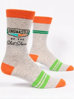 Ringmaster Of The Shit Show M-Crew Socks