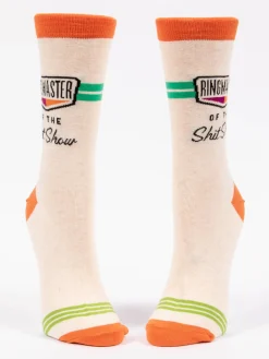 Ringmaster Of The Shit Show W-Crew Socks