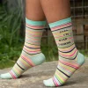 Shhh I'm Overthinking W-Crew Socks
