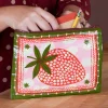 Strawberry Clouds Zipper Pouch