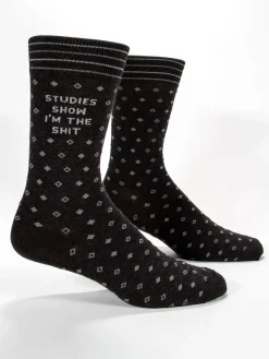 Studies Show I'm The Shit M-Crew Socks