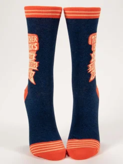 Teacher Socks 'Cause Teachers Rock W-Crew Socks