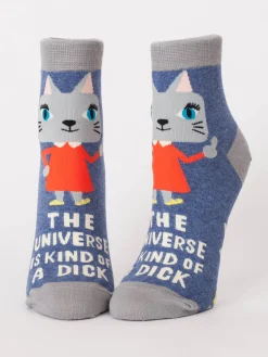 The Universe Is A Kind Of A Dick W-Ankle Socks