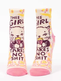 This Girl Takes No Shit W-Ankle Socks