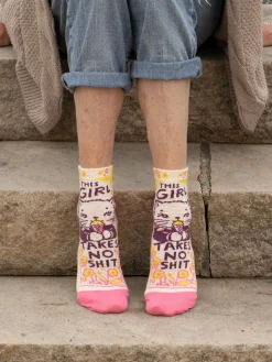 This Girl Takes No Shit W-Ankle Socks