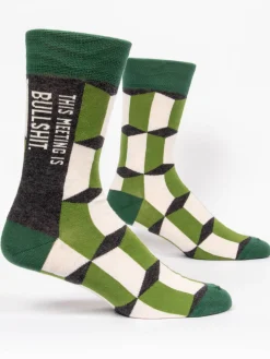 This Meeting Is Bullshit M-Crew Socks