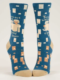 Turns Out We're A Good Team W-Crew Socks